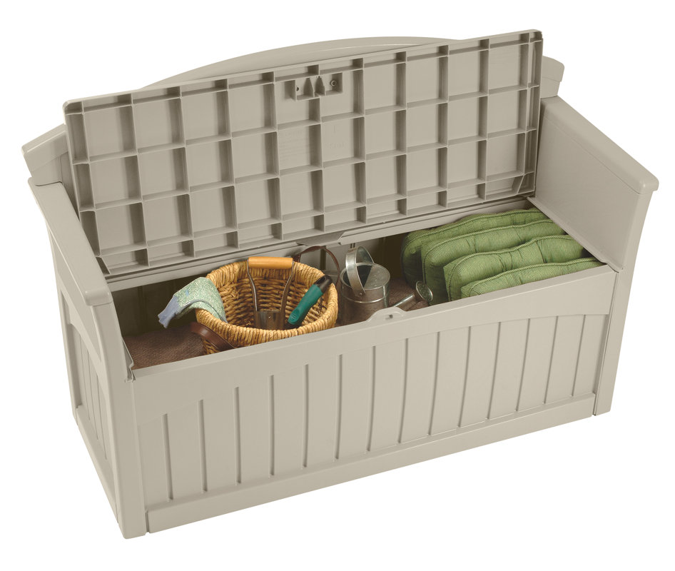 Suncast Resin Storage Bench & Reviews Wayfair